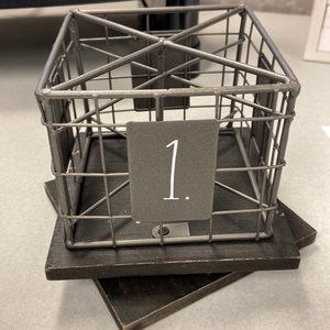 Rae Dunn desk top organizer